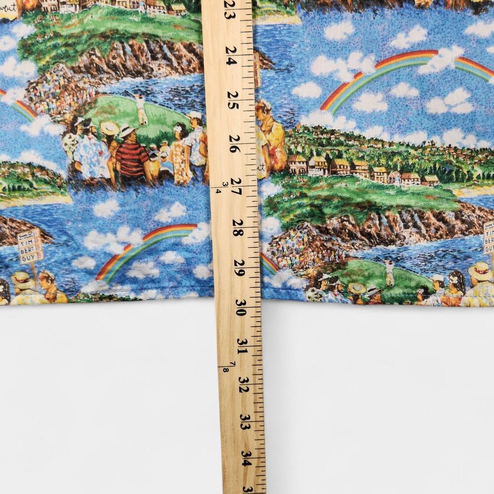Vintage Reyn Spooner Shirt Mens XL Golf Event Print Button Up 90s Vintage Hawaii - Picture 9 of 10